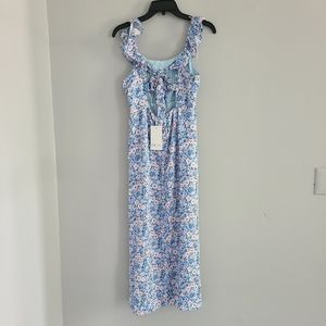 Ruby See Blue Floral Midi Dress 8